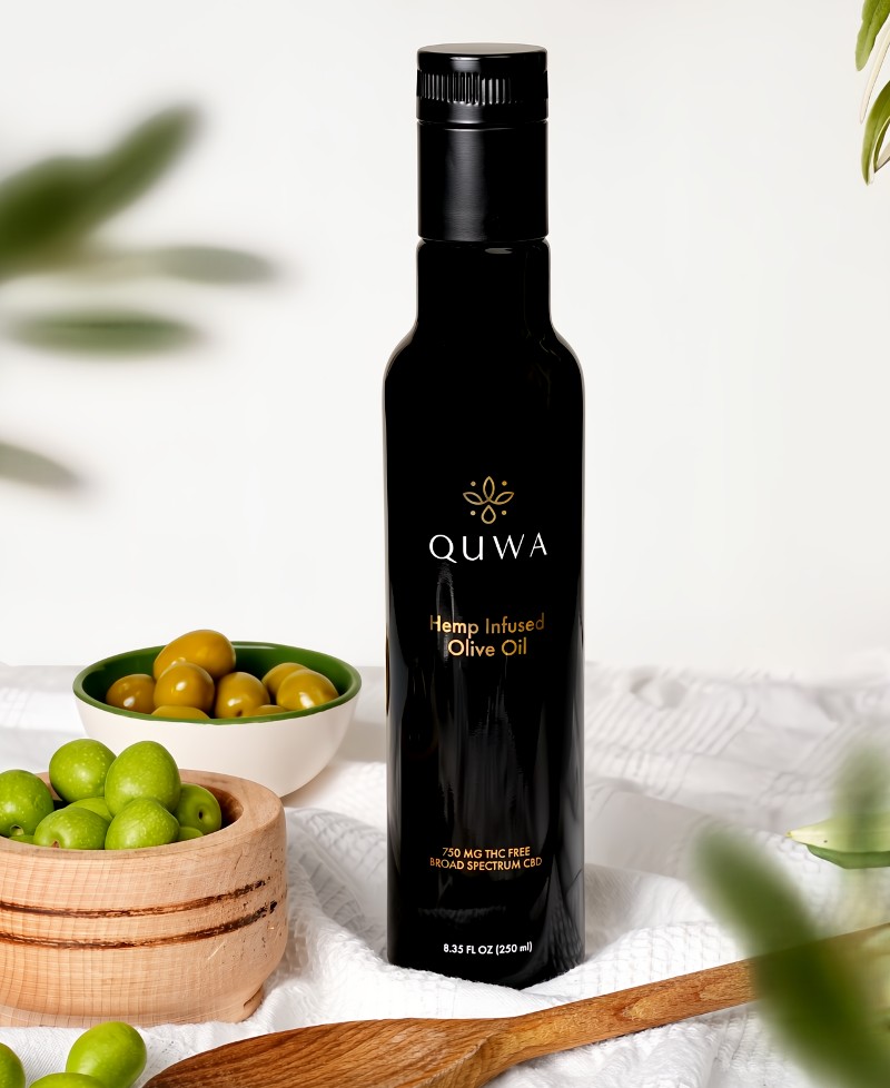QUWA CBD Infused Extra Virgin Olive Oil