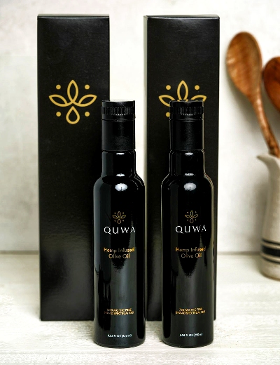 QUWA CBD Infused Extra Virgin Olive Oil QUWA CBD Infused Extra Virgin Olive Oil