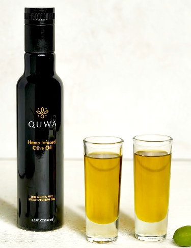QUWA CBD Infused Extra Virgin Olive Oil QUWA CBD Infused Extra Virgin Olive Oil