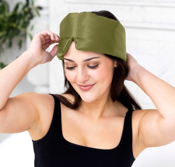 Elysium Silk Sleep Mask by Greenleaf Linens