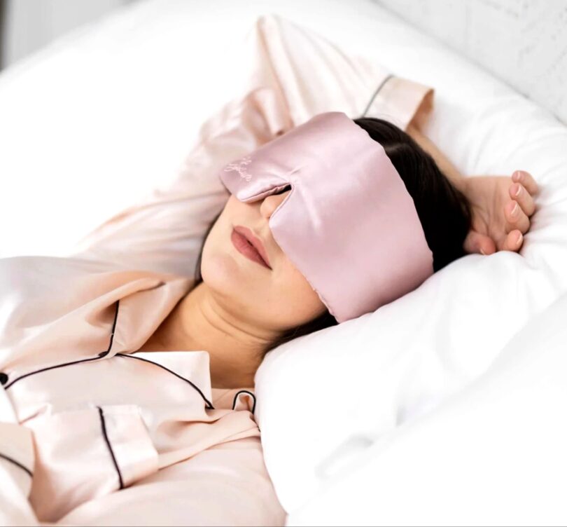 Elysium Silk Sleep Mask by Greenleaf Linens