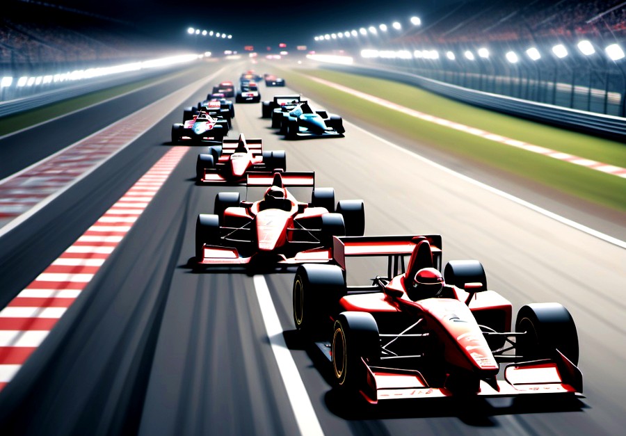 race car starting lights