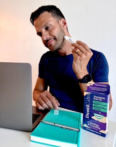 Stop the teeth grind with DentiCalm Stop the Grind with DentiCalm