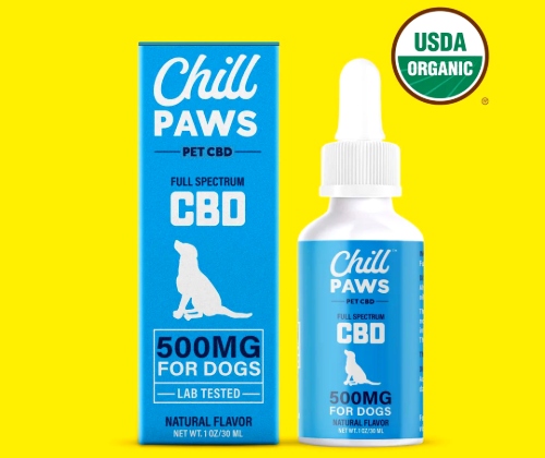 Chill Paws CBD for dogs and cats