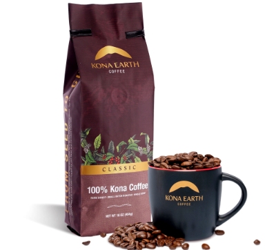 Kona Earth coffee