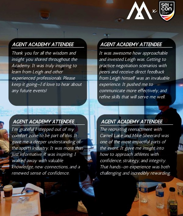 Lee Steinberg's Agent Academy in Las Vegas Lee Steinberg's Agent Academy in Las Vegas