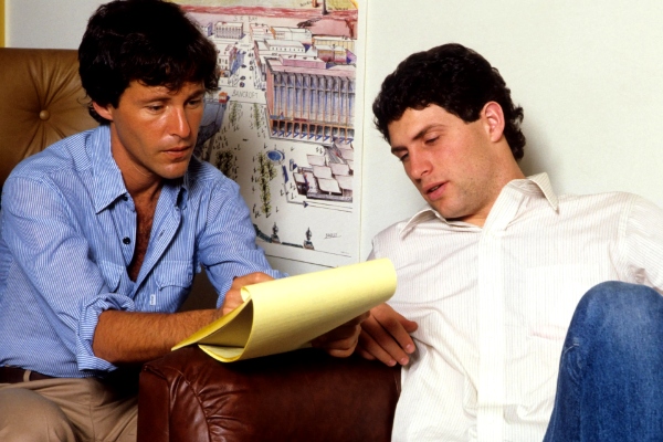 Leigh Steinbert with his client, NFL football great Steve Young