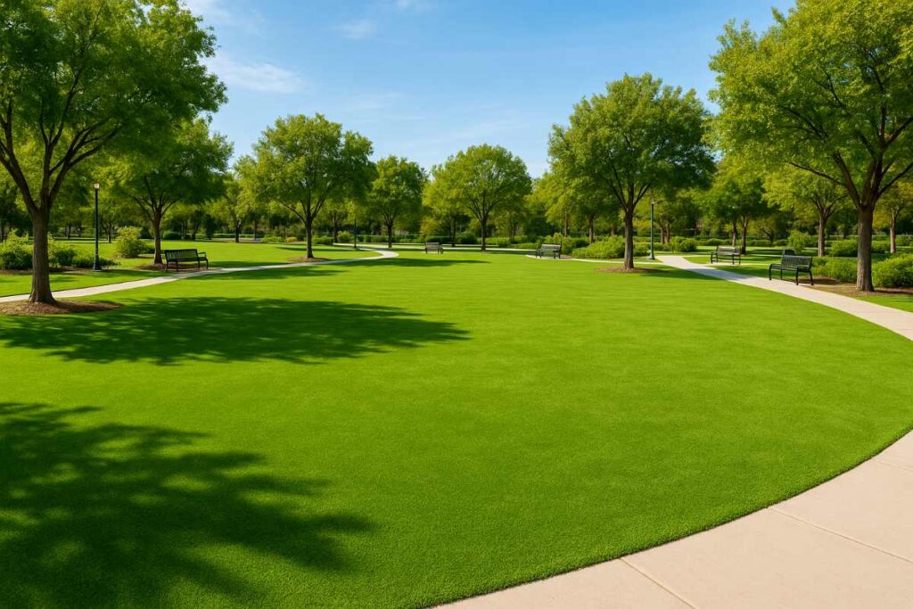 Artificial Grass Transforming Riverside’s Public Spaces and Playgrounds