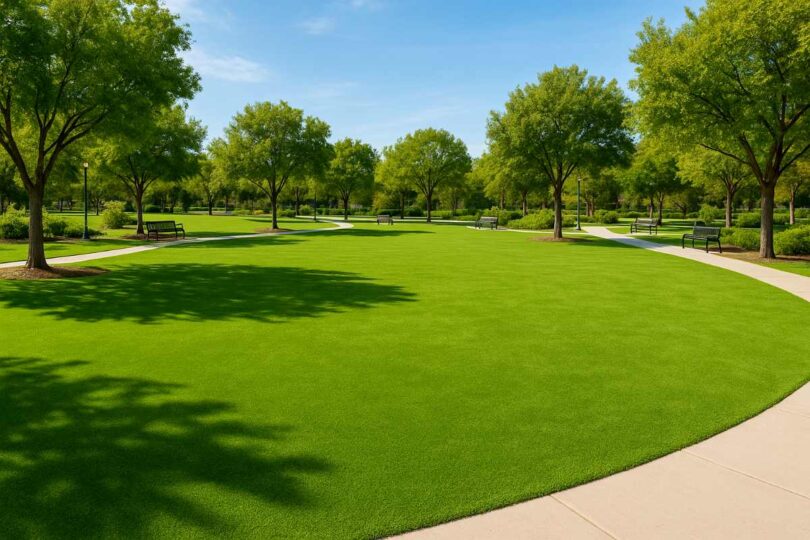 Artificial Grass Transforming Riverside’s Public Spaces and Playgrounds