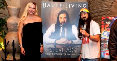 DJ Steve Aoki with Haute Living cover