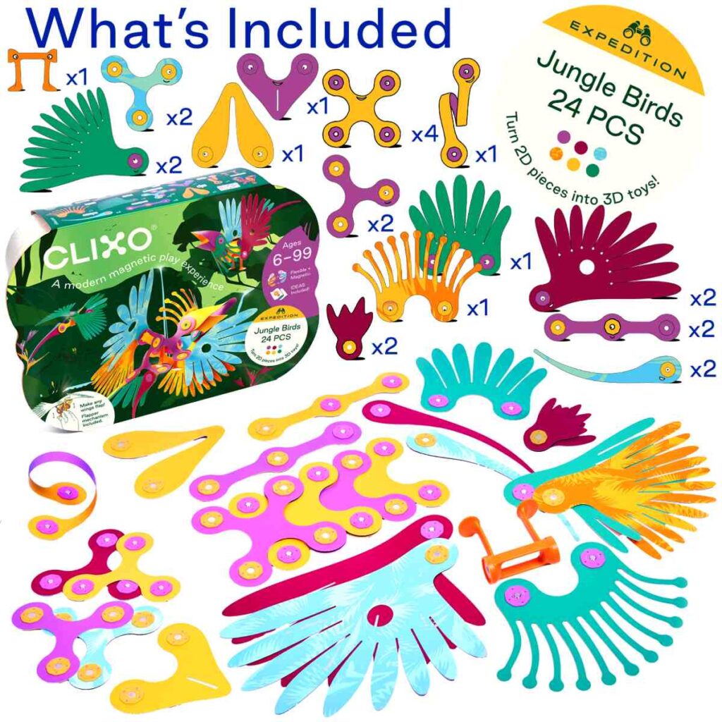 Clixo 9 New Magnetic Toy Sets