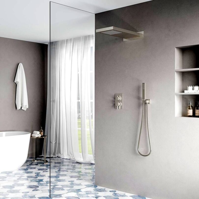 shower faucett combo