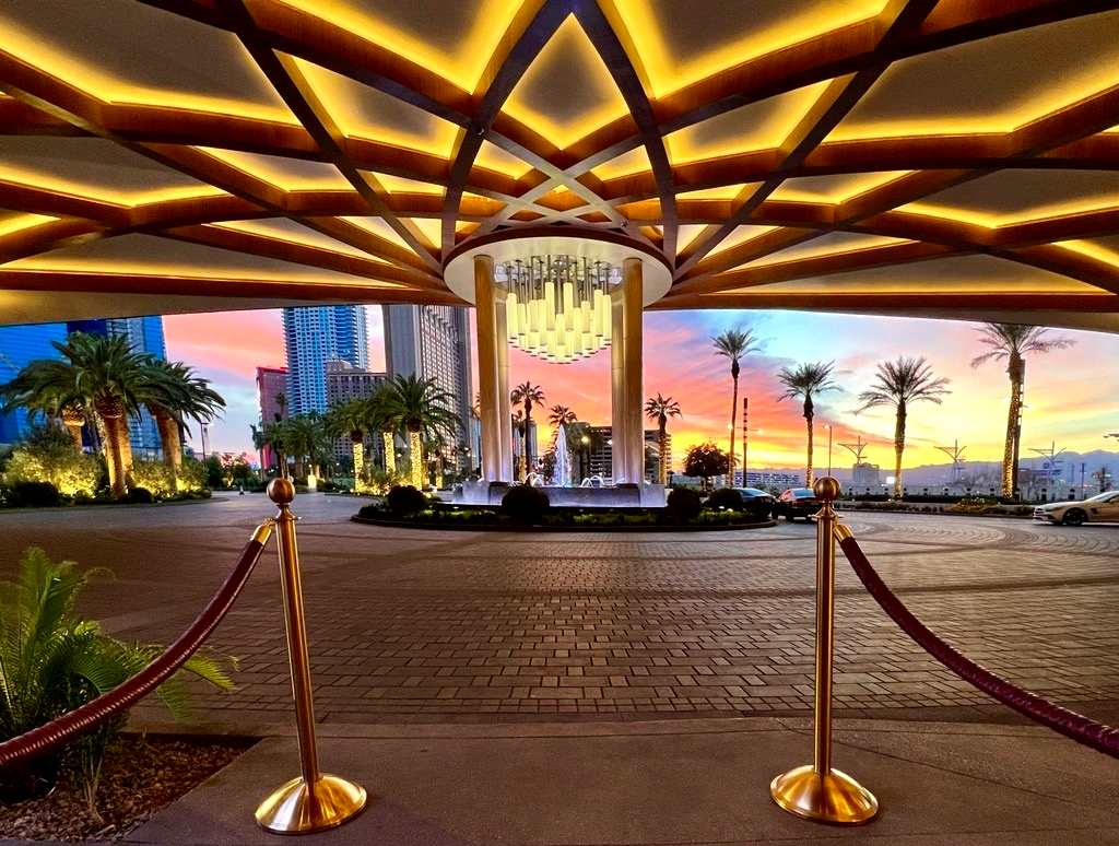 Fall in Las Vegas Sahara hotel and casino