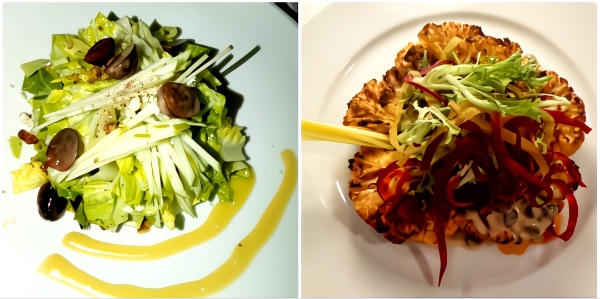 Honey Crisp Salad with Yuzu, Cauliflower Picata