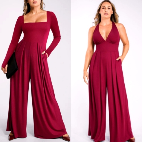 AirSlim® Shaping Jumpsuit AirSlim® Square Neckline Built-In Shaping Jumpsuit