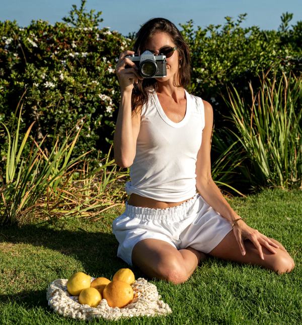 The Tina Rib Knit U-Scoop Tank Top in Bright White The Tina Rib Knit U-Scoop Tank Top in Bright White