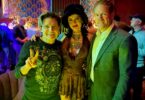 Corey Feldman with girlfriend Adrien Skye and Caesars executive Justen Crews