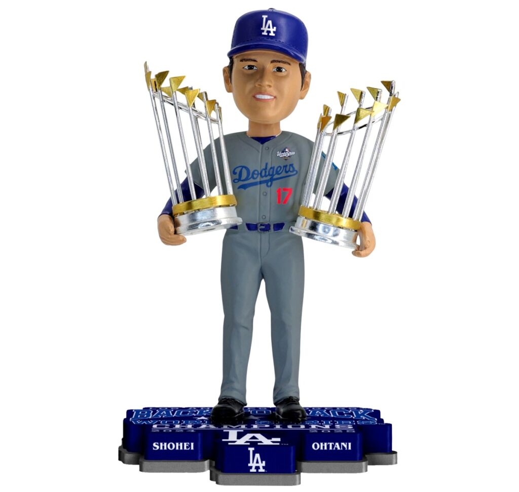 Shohei Ohtani 2025 Back-to-Back World Series Champions Bobblehead