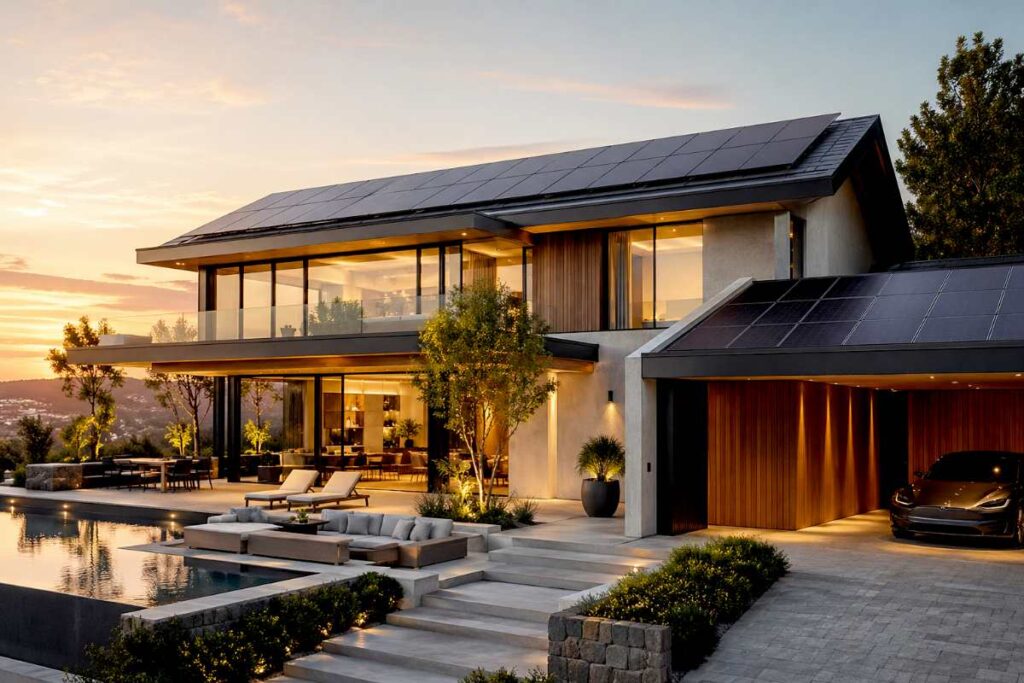 Aesthetic Solar Integration in Modern Luxury Homes