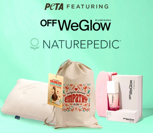 PETA, Off We Glow, and Naturepedic