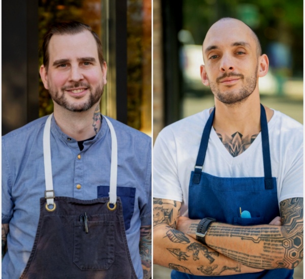 Left - Jackson Stamper, Ada’s, Right - Dylan Jobsz, Esther’s Kitchen) (Photos Credit: StarChefs)