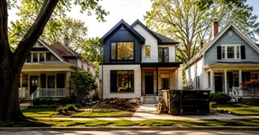 rebuilding home in established neighborhood