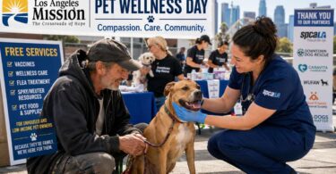 Los Angeles Mission Hosts Free Pet Wellness Day for Homeless Pets