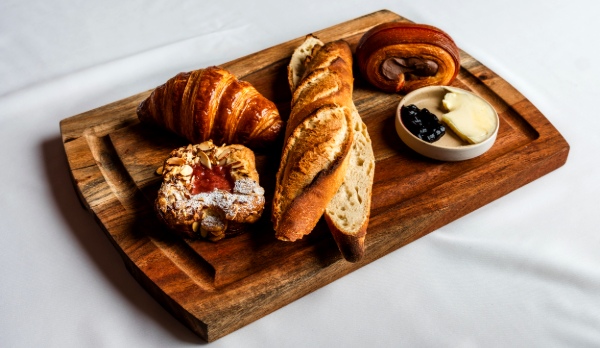 Bar Boheme Las Vegas Brunch Bar Boheme pastries and French bread