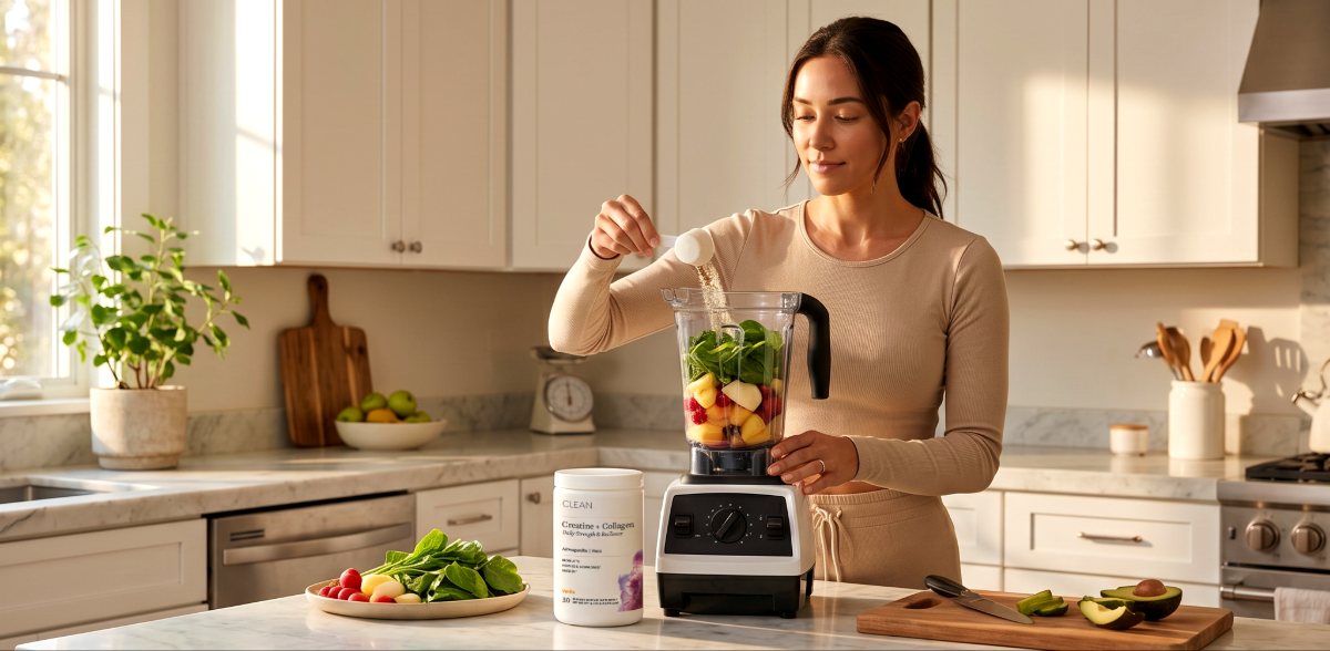 Clean Program’s Creatine + Collagen: A Smarter Formula for Strength, Gut Health & Healthy Aging
