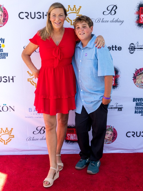 Rita Branch with son, Noah Secret Room Events Rita Branch with son, Noah Secret Room Events