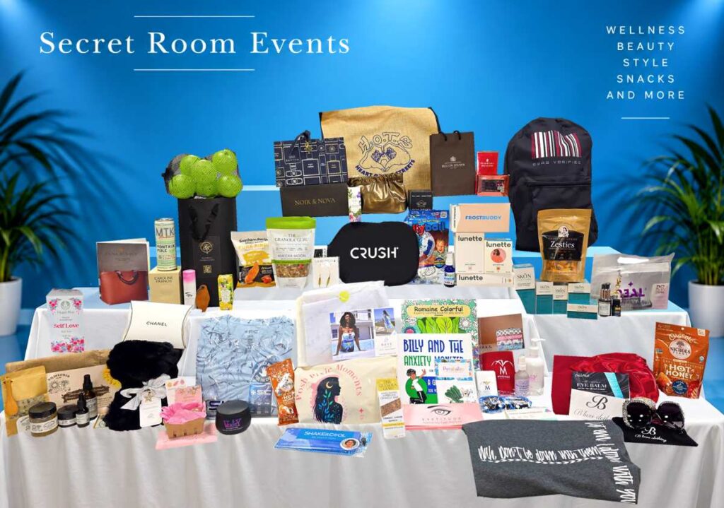 Secret Room Gift Lounge swag bag for the 2026 Emmys