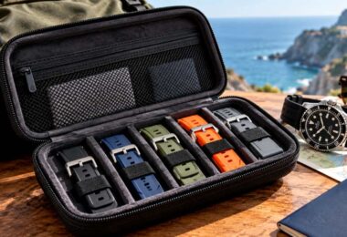 Practical Summer Travel Case for Rubber Watch Straps