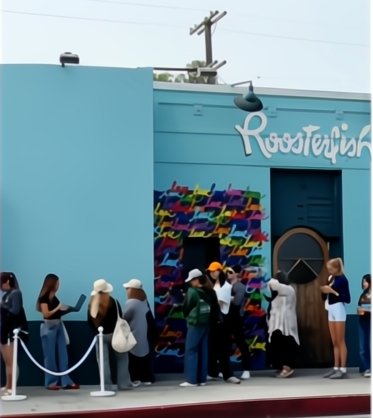 en route pop up in Los Angeles