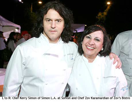 Chef Kerry Simon and Chef Zov Karamardian