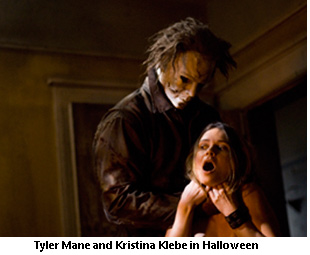 Tyler Mane and Kristina Klebe in Halloween