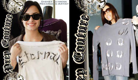 Disney's Demi Lovato and American Idol judge Kara Dioguardi adored Prep Couture's pieces.